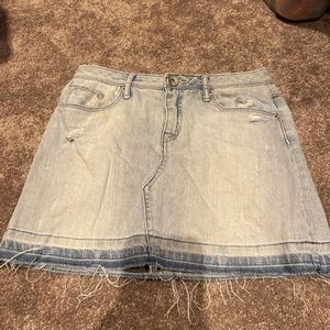 Girls size 12 justice Blue denim skort